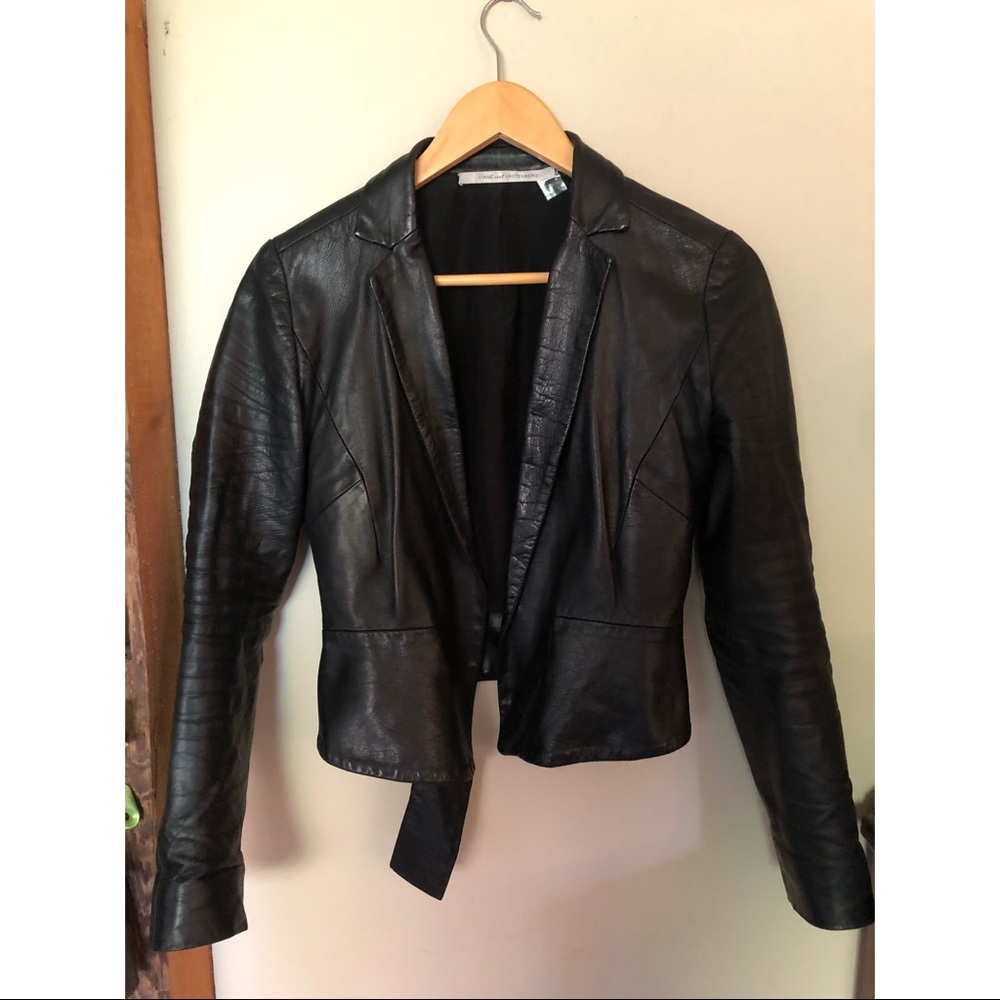 Diane von Furstenberg Leather Jacket